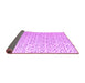 Sideview of Solid Purple Modern Rug, abs4572pur