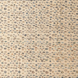 Square Machine Washable Abstract Camel Brown Rug, wshabs4572