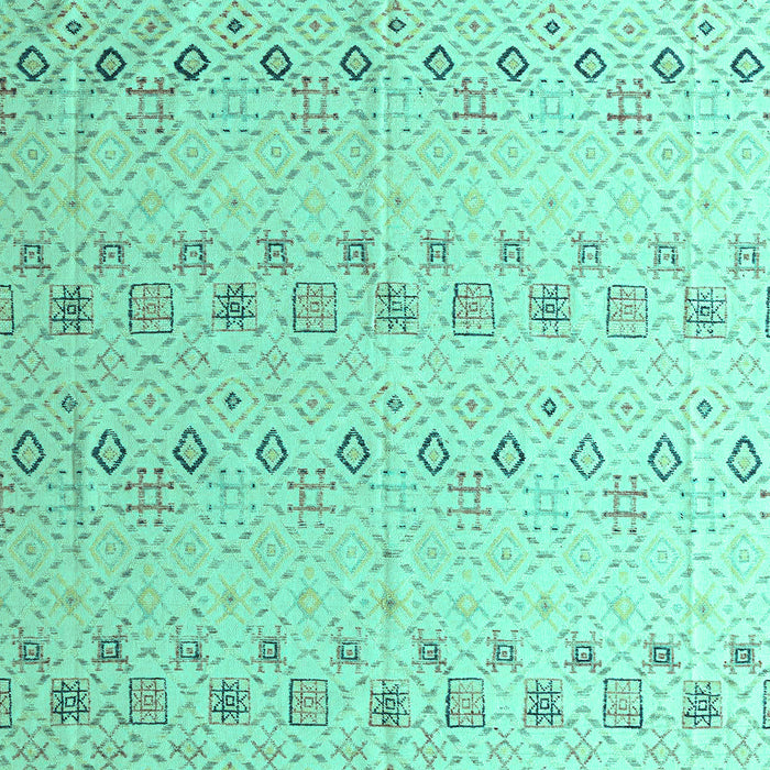 Solid Turquoise Modern Rug, abs4573turq