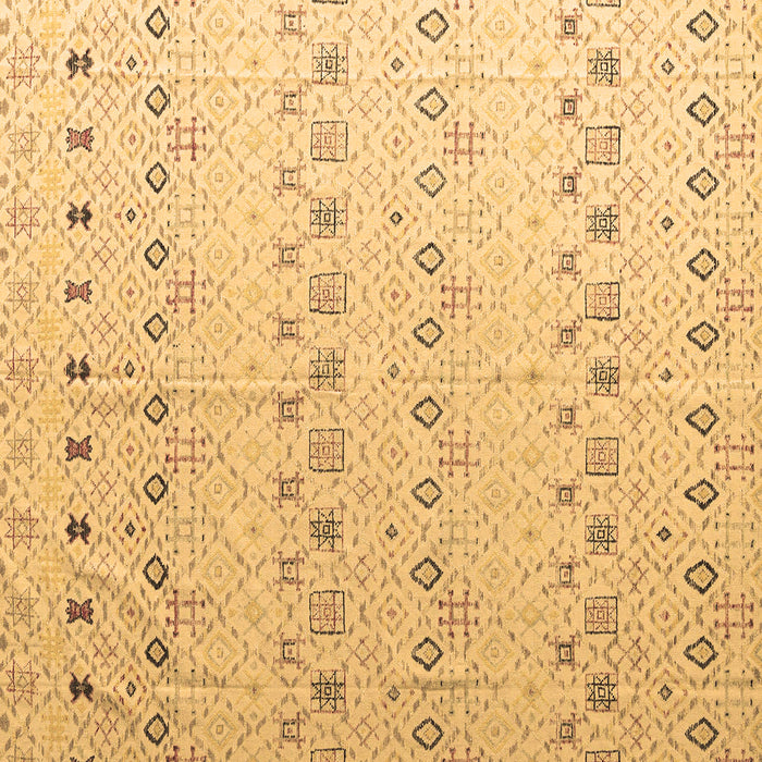 Square Solid Brown Modern Rug, abs4573brn