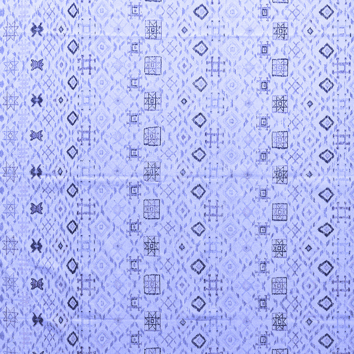 Square Solid Blue Modern Rug, abs4573blu