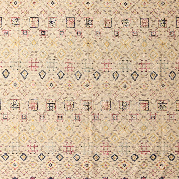 Machine Washable Abstract Light Copper Gold Rug, wshabs4573