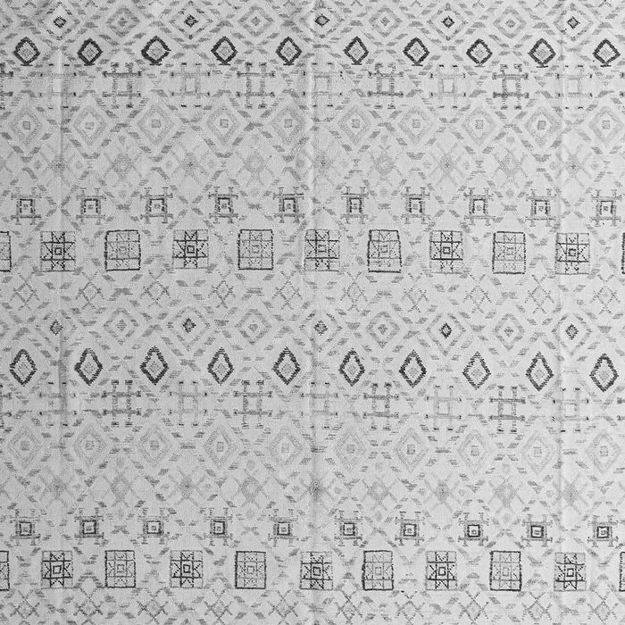 Machine Washable Solid Gray Modern Rug, wshabs4573gry