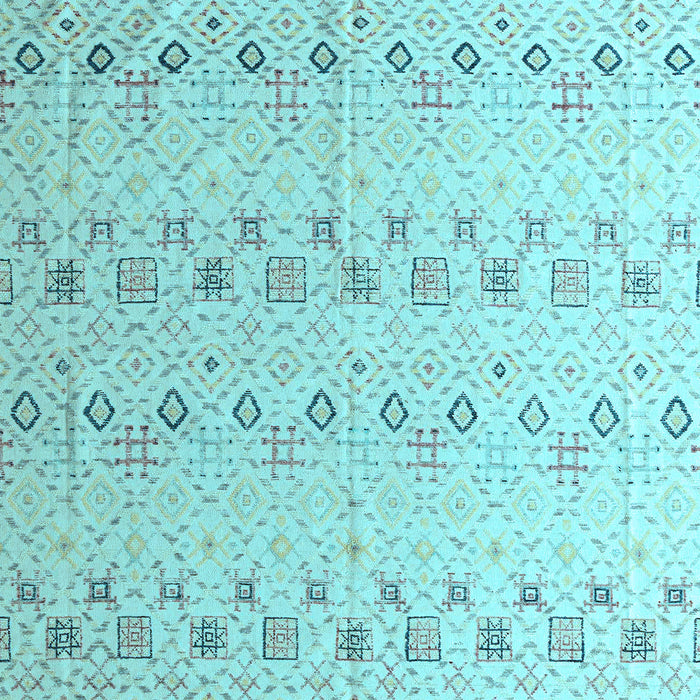 Solid Light Blue Modern Rug, abs4573lblu