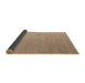 Sideview of Abstract Brown Modern Rug, abs4574