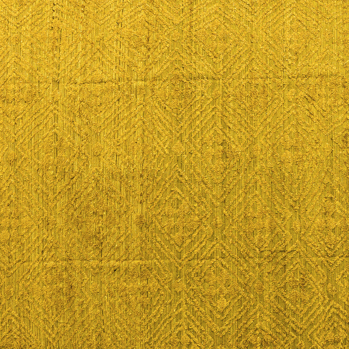 Square Machine Washable Abstract Yellow Modern Rug, wshabs4574yw