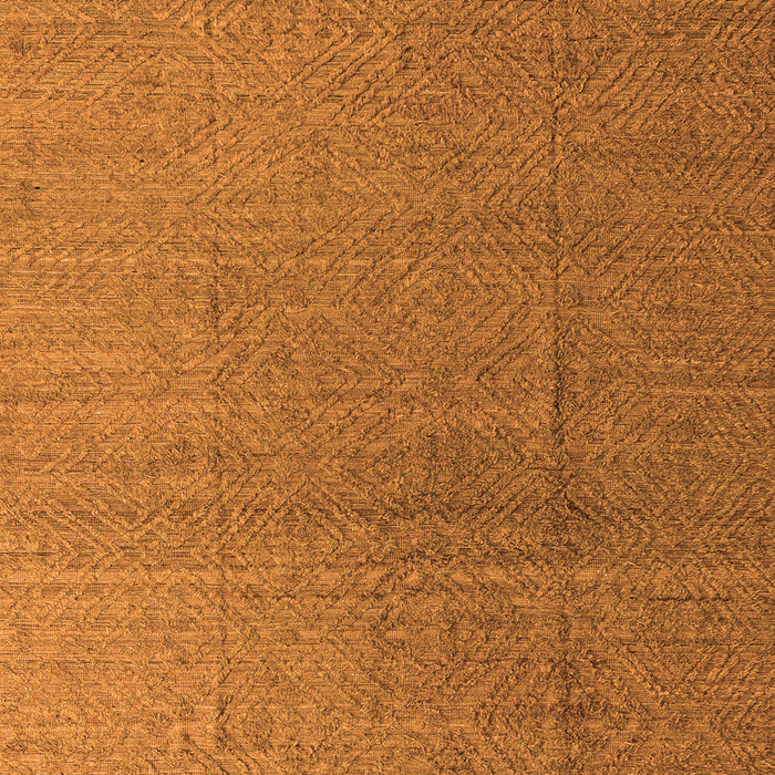 Square Machine Washable Abstract Orange Modern Area Rugs, wshabs4575org