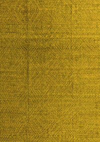 Abstract Yellow Modern Rug, abs4575yw