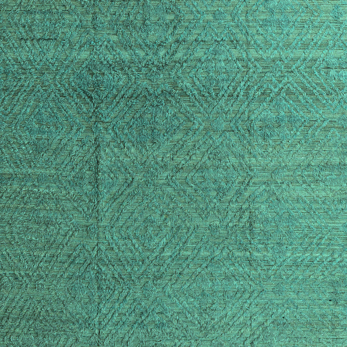 Machine Washable Abstract Turquoise Modern Area Rugs, wshabs4575turq