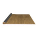 Sideview of Abstract Brown Modern Rug, abs4575brn