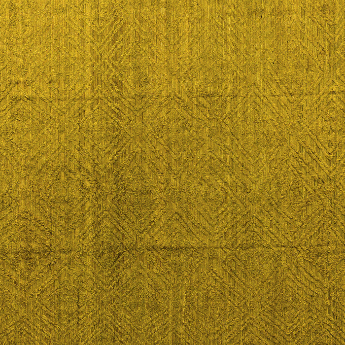 Square Abstract Yellow Modern Rug, abs4575yw