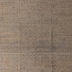 Square Abstract Camel Brown Modern Rug, abs4575