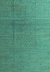 Abstract Turquoise Modern Rug, abs4575turq