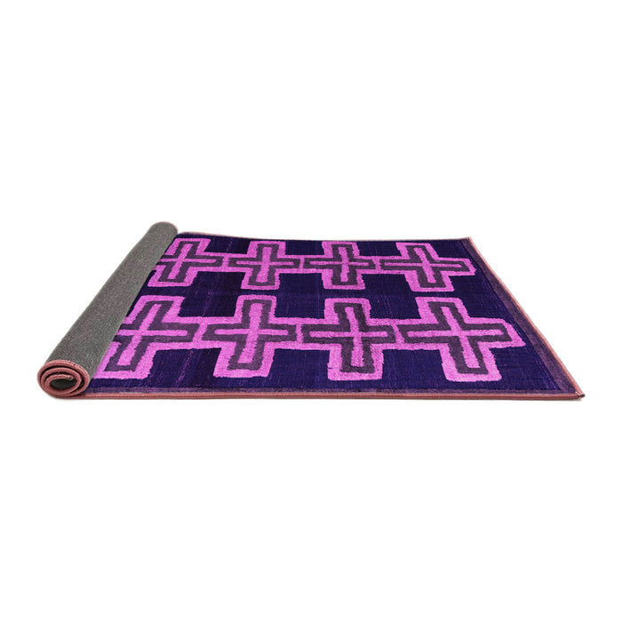 Sideview of Southwestern Pink Country Rug, abs4576pnk