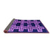 Sideview of Southwestern Purple Country Rug, abs4576pur