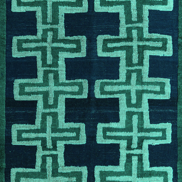 Southwestern Turquoise Country Rug, abs4576turq