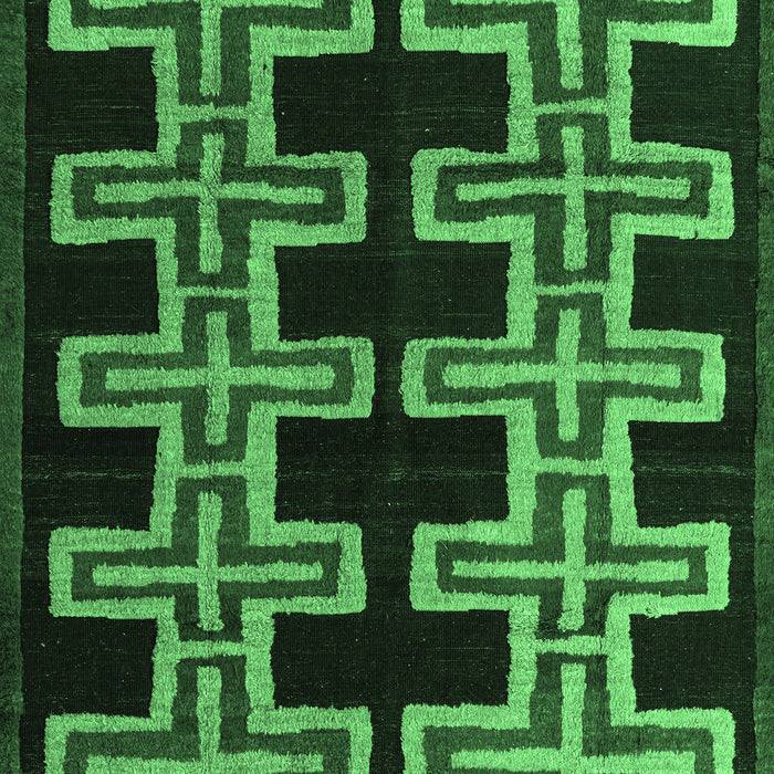 Southwestern Emerald Green Country Rug, abs4576emgrn