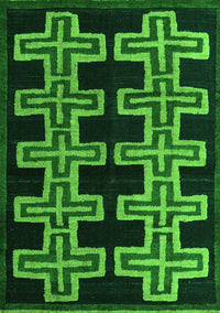 Southwestern Green Country Rug, abs4576grn