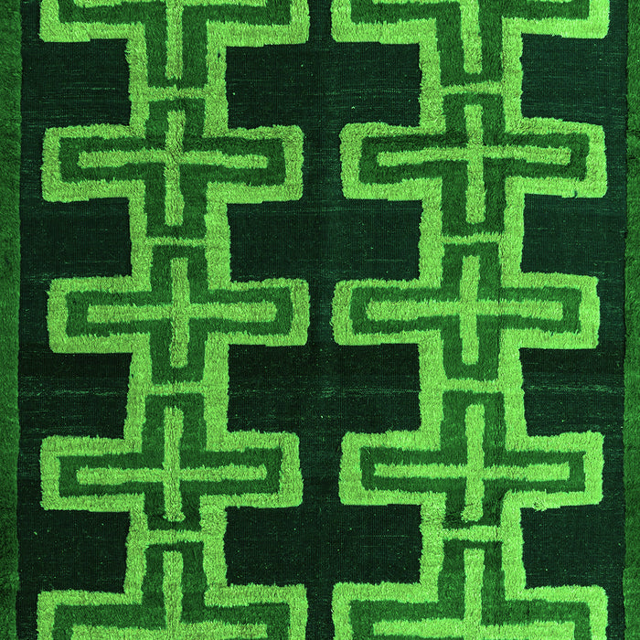 Southwestern Green Country Rug, abs4576grn