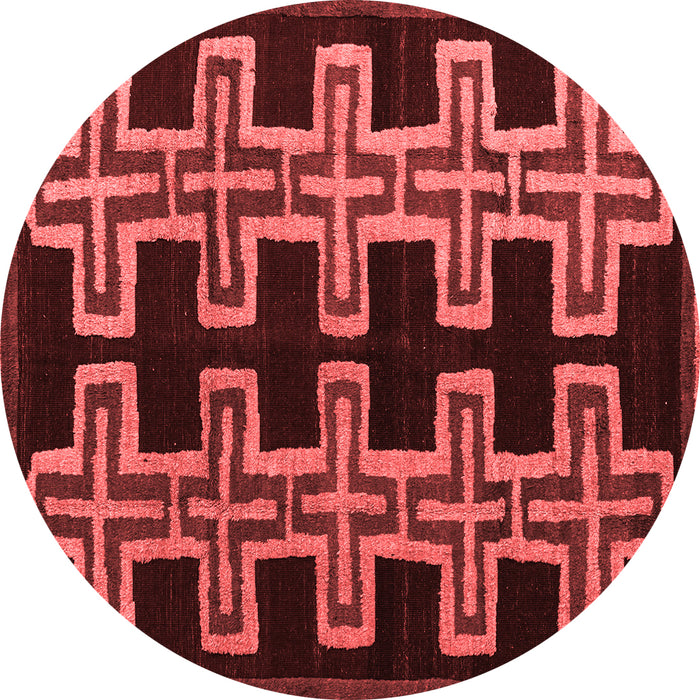 Machine Washable Southwestern Red Country Rug, wshabs4576red