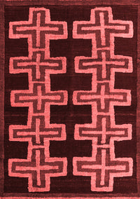 Southwestern Red Country Rug, abs4576red