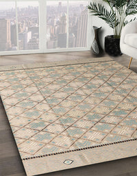 Abstract Brown Modern Rug, abs4577