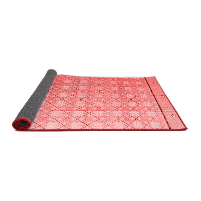 Abstract Red Modern Area Rugs