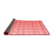 Abstract Red Modern Area Rugs