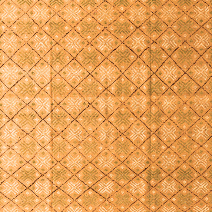 Machine Washable Abstract Orange Modern Area Rugs, wshabs4577org