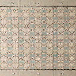 Square Abstract Brown Modern Rug, abs4577