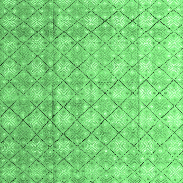 Machine Washable Abstract Emerald Green Modern Area Rugs, wshabs4577emgrn