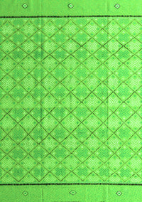 Abstract Green Modern Rug, abs4577grn