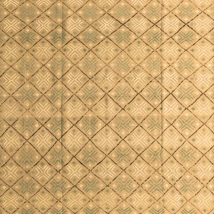 Machine Washable Abstract Brown Modern Rug, wshabs4577brn