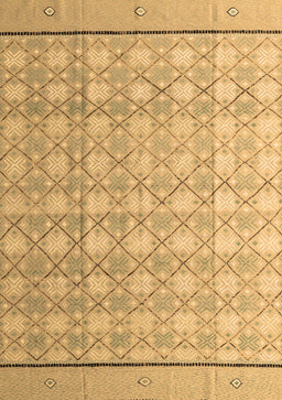 Abstract Brown Modern Rug, abs4577brn