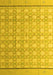 Abstract Yellow Modern Rug, abs4577yw