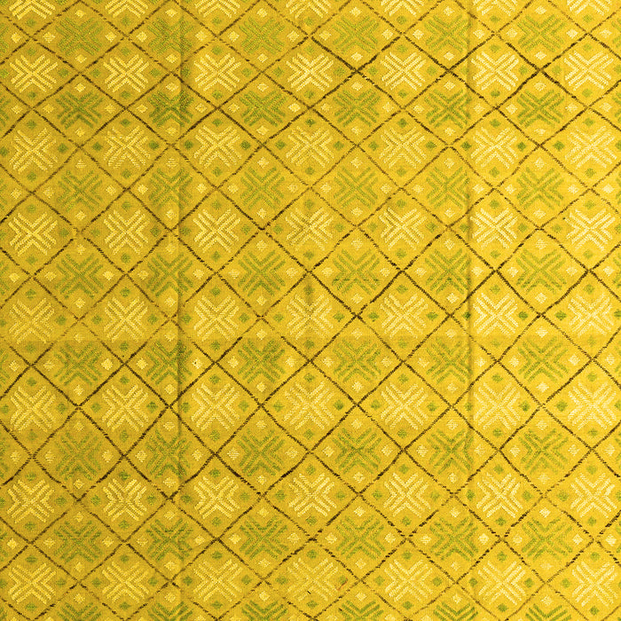 Abstract Yellow Modern Rug, abs4577yw
