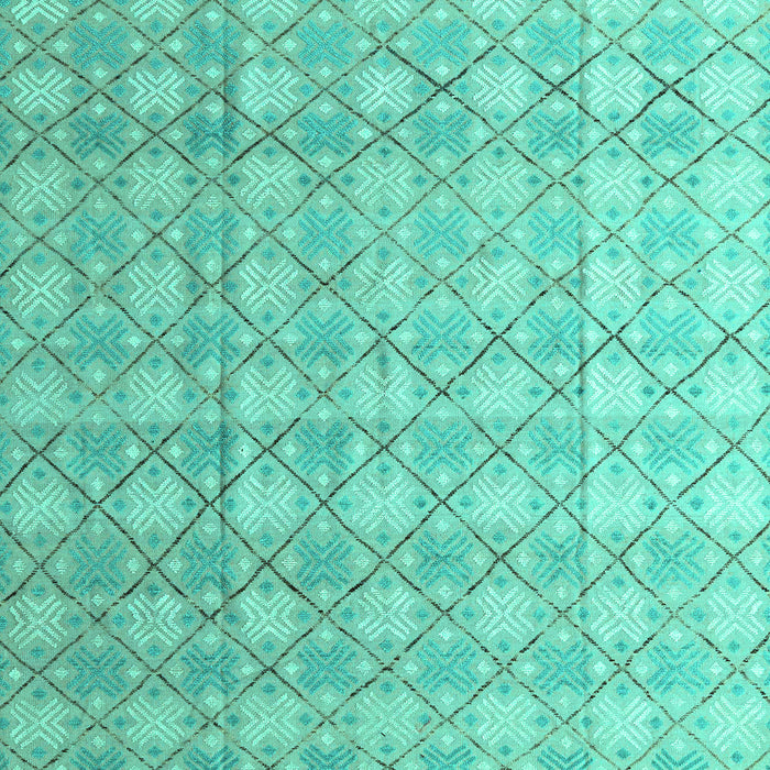 Abstract Turquoise Modern Rug, abs4577turq