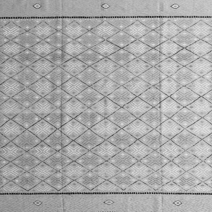 Square Machine Washable Abstract Gray Modern Rug, wshabs4577gry