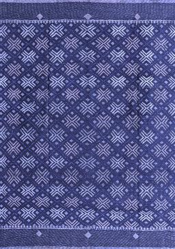 Abstract Blue Modern Rug, abs4578blu