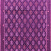 Square Machine Washable Abstract Pink Modern Rug, wshabs4578pnk