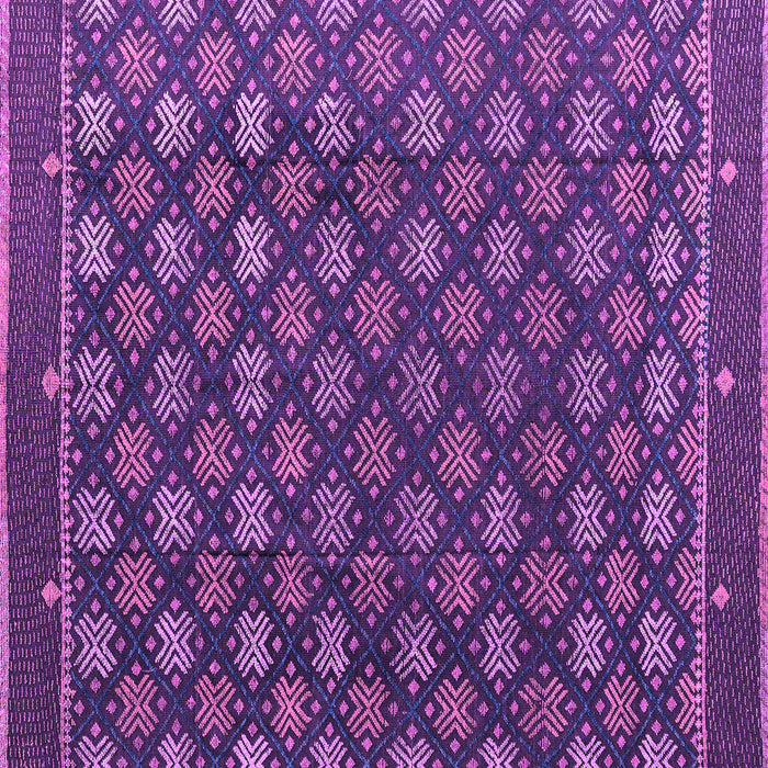 Square Abstract Purple Modern Rug, abs4578pur