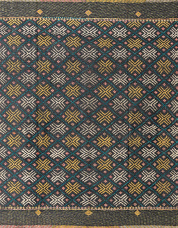 Abstract Khaki Green Modern Rug, abs4578