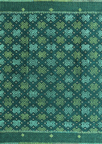 Abstract Turquoise Modern Rug, abs4578turq