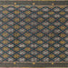 Square Abstract Khaki Green Modern Rug, abs4578