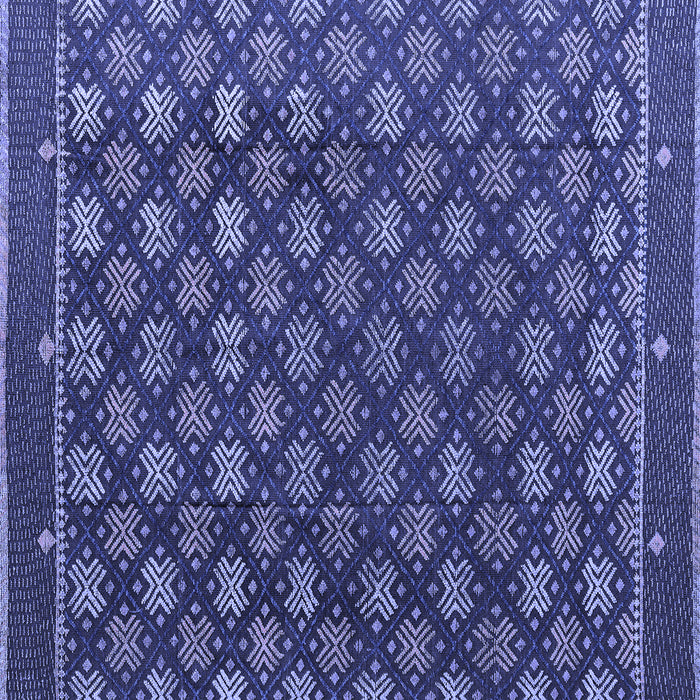 Square Machine Washable Abstract Blue Modern Rug, wshabs4578blu