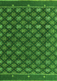 Abstract Green Modern Rug, abs4578grn