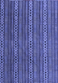 Abstract Blue Modern Rug, abs4579blu