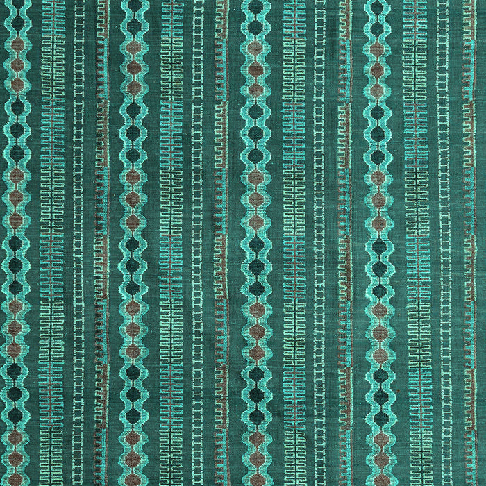 Machine Washable Abstract Turquoise Modern Area Rugs, wshabs4579turq