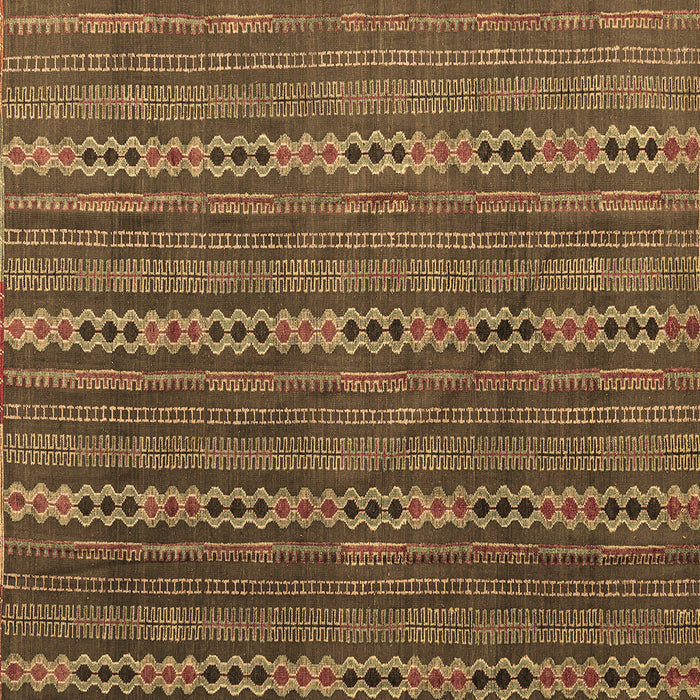 Square Abstract Brown Modern Rug, abs4579brn