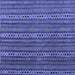 Square Abstract Blue Modern Rug, abs4579blu